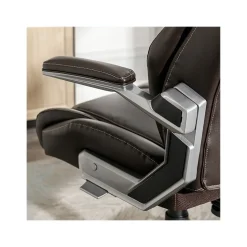 La-Z-Boy Ergonomic Chairs<Meyer Ergonomic Bonded Leather Swivel Executive Chair, (60082-BRN)