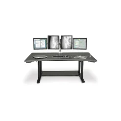 Life Flo Standing Desks<LifeFlo Ergonomics Bi-Level PACS Radiology Table, 66"L x 46"D x 1 1/8" Thick, Black (ECI-6646RAD-BK)