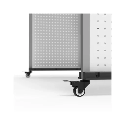 Luxor Standing Desks<32"-38"H Adjustable Standing Modular Makerspace and Science Lab Table, White (DTTB001)