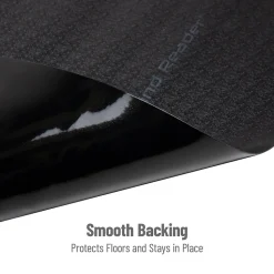 Mind Reader Chair Mats<Hard Floor Chair Mat with Lip, 36" x 48'',Set of 2, Black (2OFFCMAT-BLK)