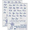 Pacon Easel Paper Pads<Unruled Cursive Cover Chart Tablet Easel Pad, 24" x 32", White, 25 Sheets/Pad, Pack of 2 (PAC74510-2)