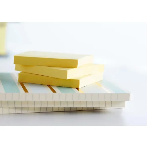 Post-it Post-It Notes<Notes, 3" x 3", Canary Collection, 90 Sheet/Pad, 18 Pads/Pack (654-18CP)