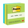 Post-it Post-It Notes<Notes, 4" x 4", Floral Fantasy Collection, Lined, 200 Sheet/Pad, 3 Pads/Pack (6753AUL)