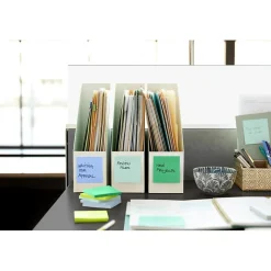 Post-it Post-It Notes<Recycled Super Sticky Pop-up Notes, 3" x 3", Collection, 70 Sheet/Pad, 6 Pads/Pack (R330R-6SST)