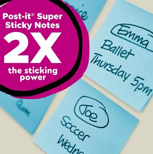 Post-it Post-It Notes<Recycled Super Sticky Pop-up Notes, 3" x 3", Collection, 70 Sheet/Pad, 6 Pads/Pack (R330R-6SST)