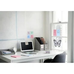 Post-it Post-It Notes<Recycled Super Sticky Notes, 4" x 6", Wanderlust Pastels Collection, Lined, 90 Sheet/Pad, 3 Pads/Pack (6603SSNRP)