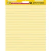 Post-it Easel Paper Pads<® Super Sticky Easel Pad, 25" x 30", Yellow with Lines, 30 Sheets/Pad (561)