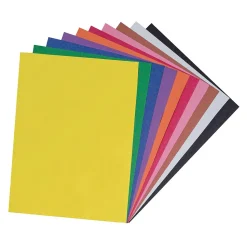 Prang Construction Paper<9" x 12" Construction Paper, Assorted Colors, 50 Sheets/Pack (P6503-0001)