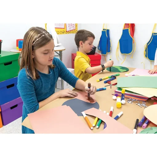 Prang Construction Paper<9" x 12" Construction Paper, Assorted Colors, 50 Sheets/Pack (P6503-0001)