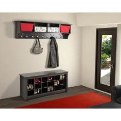 Prepac Shelving<™ Wide Hanging Entryway Shelf, 60" x 11.5", Black