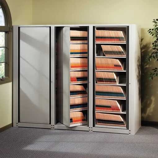 Safco File Cabinets<ARC High-Density File System, File Adder, Legal, Pebble Gray (ARCB30827A)