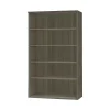 Safco Bookcases<Medina Bookcase, Gray Steel, 5 Shelf, 68"H