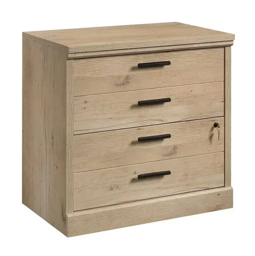 Sauder File Cabinets<Aspen Post 2-Drawer Lateral File Cabinet, Letter/Legal Size, Lockable, 30"H x 31"W x 19"D, Prime Oak (427013)