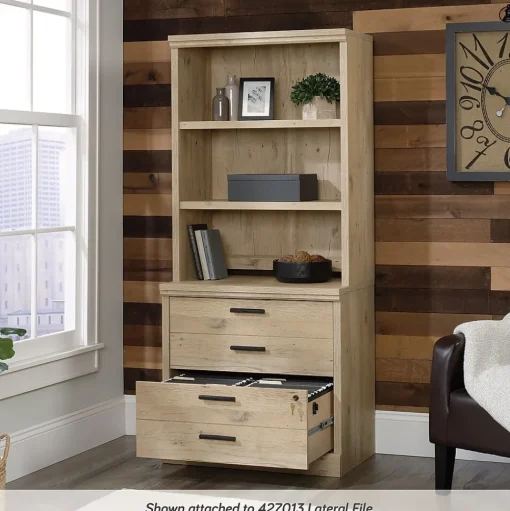 Sauder File Cabinets<Aspen Post 2-Drawer Lateral File Cabinet, Letter/Legal Size, Lockable, 30"H x 31"W x 19"D, Prime Oak (427013)
