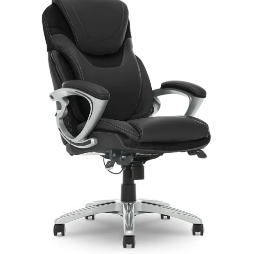 Serta Ergonomic Chairs<Works Bryce Ergonomic Bonded Leather Swivel Executive Chair, (43807A)