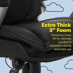 Serta Ergonomic Chairs<Works Bryce Ergonomic Bonded Leather Swivel Executive Chair, (43807A)