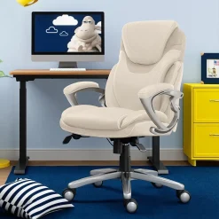 Serta Office Chairs<Works Bryce Ergonomic Bonded Leather Swivel Executive Chair, (43807B)