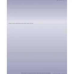 Medical Arts Press Business Forms<Solid Color Laser Statements, Style A, with Credit Card Information, Purple