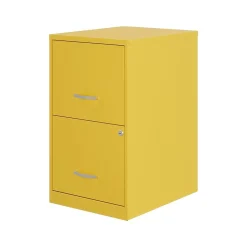 Space Solutions File Cabinets<SOHO Smart File 2-Drawer Vertical File Cabinet, Letter Size, Lockable, Goldfinch (25272)