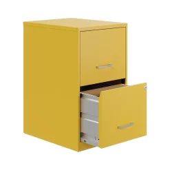 Space Solutions File Cabinets<SOHO Smart File 2-Drawer Vertical File Cabinet, Letter Size, Lockable, Goldfinch (25272)