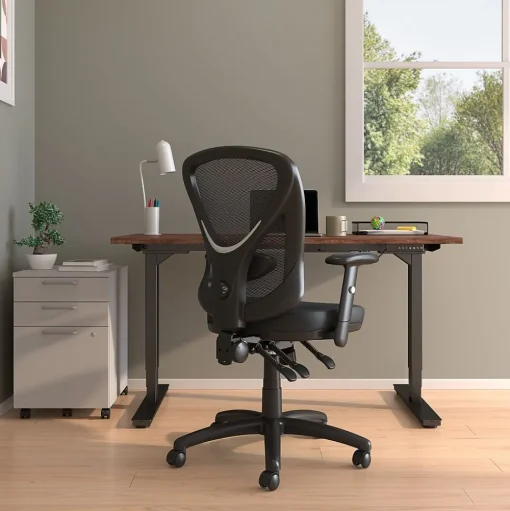 Staples Office Chairs<Carder Ergonomic Fabric Swivel Computer and Desk Chair, Black (24115-CC)