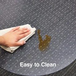 Staples Chair Mats<® Carpet Chair Mat, Medium-Pile, Clear (28594)