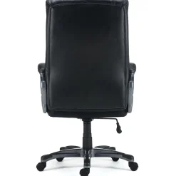 Staples Office Chairs<Lockland Ergonomic Leather Managers Big & Tall Chair, 400 lb. Capacity, Black (58067)