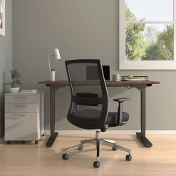 Staples Office Chairs<Prestige Marrett Ergonomic Fabric Swivel Task Chair, Black (UN53249)