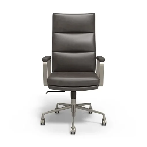 Staples Office Chairs<® Shelton Ergonomic Leather Swivel Manager Chair, Gray (HG-70081)