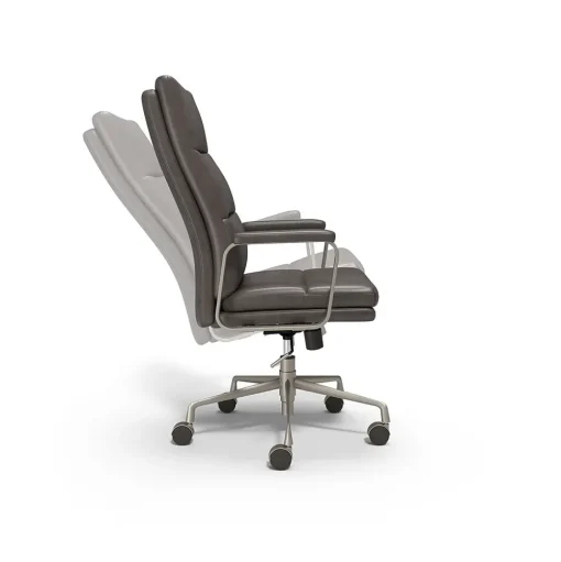 Staples Office Chairs<® Shelton Ergonomic Leather Swivel Manager Chair, Gray (HG-70081)