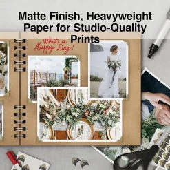 Staples Photo Paper<Ultra Premium Matte Photo Paper, 13"W x 19"L, 20/Pack (19896-CC)