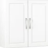 System Build Storage Cabinets<SystemBuild Kendall 24" Wall Cabinet, White (7366401PCOM)