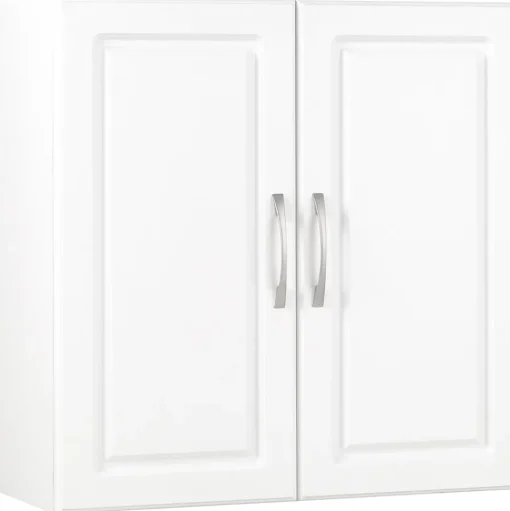 System Build Storage Cabinets<SystemBuild Kendall 24" Wall Cabinet, White (7366401PCOM)