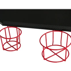 Techni Sport Computer Desks<Stryker 50" Computer Desk, Red/Black (RTA-TS201-RED)