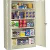 Tennsco Storage Cabinets<78"H Assembled Jumbo Steel Storage Cabinet with 4-Shelves, Putty (TNN-J1878SUPY)