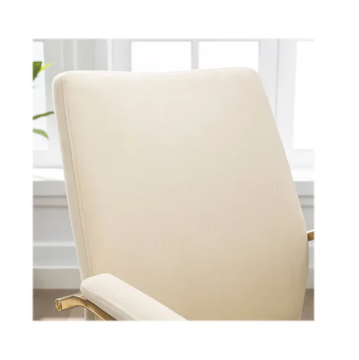 Thomasville Furniture Ergonomic Chairs<Jolie Ergonomic Fabric Swivel Desk Chair, (60068-CRM)