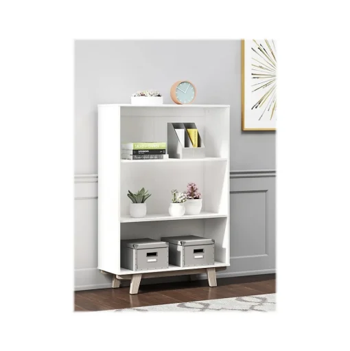 Thomasville Furniture Bookcases<Whitney 3-Shelf 48"H Bookcase, White (SPLS-WHBK-TV)