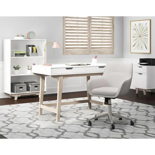 Thomasville Furniture Bookcases<Whitney 3-Shelf 48"H Bookcase, White (SPLS-WHBK-TV)