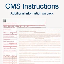 TOPS Medical Forms<CMS-1500 Health Insurance Claims, 500/Pack (TOP 50126RV)