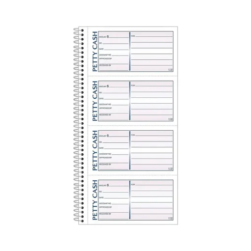 TOPS Accounting & Record Journals<Petty Cash Receipt Book, 2.75"L x 5"W, 200/Pack (TOP4109)