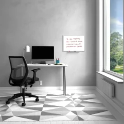 TRU RED Dry Erase<™ Melamine Dry Erase Board, Gray Frame, 2' x 1.5' (TR59356)
