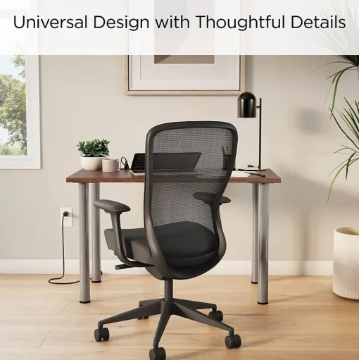 Union & Scale Office Desks<™ Essentials 48"W Computer and Writing Desk, Espresso (UN56970)