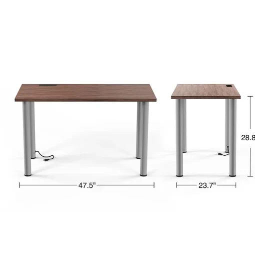 Union & Scale Office Desks<™ Essentials 48"W Computer and Writing Desk, Espresso (UN56970)