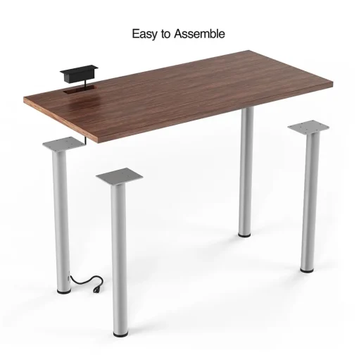 Union & Scale Office Desks<™ Essentials 48"W Computer and Writing Desk, Espresso (UN56970)