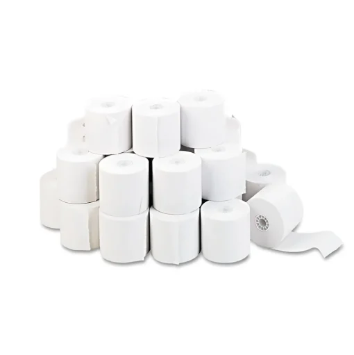Universal Pos Paper<Bond Adding Machines & Calculator Paper Rolls, 2 1/4" x 150', 100 Rolls/Pack (UNV35710)
