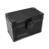 Vaultz Index Cards<Locking 3" x 5" Index Card File Box, 350-Card Capacity, Tactical Black (VZ00315)
