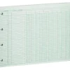 Wilson Jones Accounting & Record Journals<Columnar Ruled Sheets, 10 Columns, 9.25" x 11.8", Green, 100 Sheets/Pack (WG10-10AA)