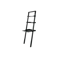 Winsome Bookcases<Bellamy 3-Shelf 69"H Leaning Bookcase, Black (29323)